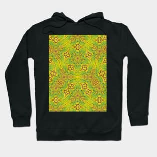 Pea Green and Purple Circular Pattern  - WelshDesignsTP004 Hoodie